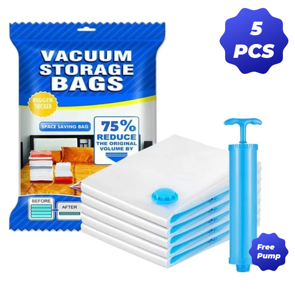 أكياس تخزين الملابس بتفريغ الهواء