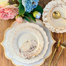 طقم أطباق مائدة فاخر 24 قطعة