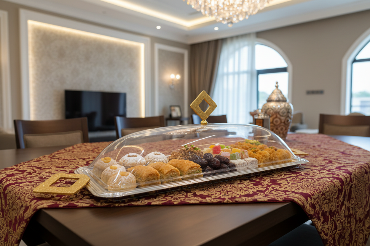 طبق تقديم كيك