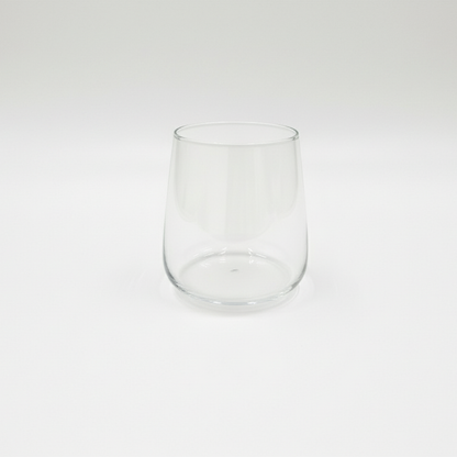 طقم أكواب زجاجية شفافة بيضوية