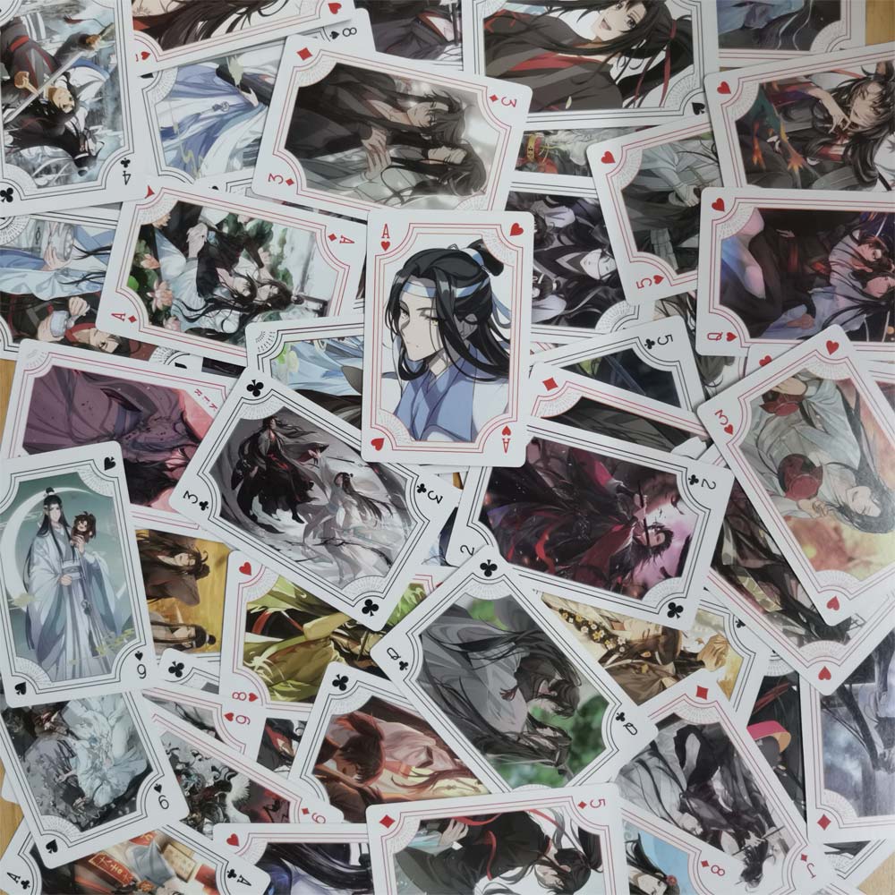 Anime Poker Cards Set 54 sheets
