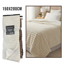 بطانية فاخرة من فرو الأرنب