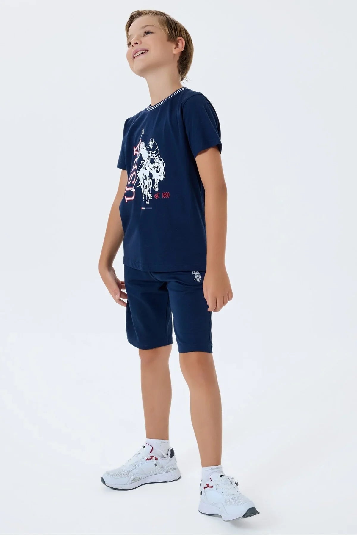 طقم اطفال ولادي U.S POLO
