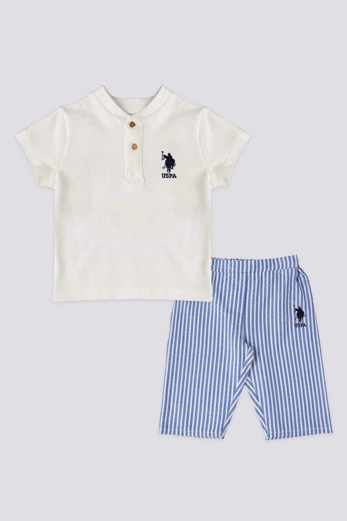 U.S POLO طقم بيبي
