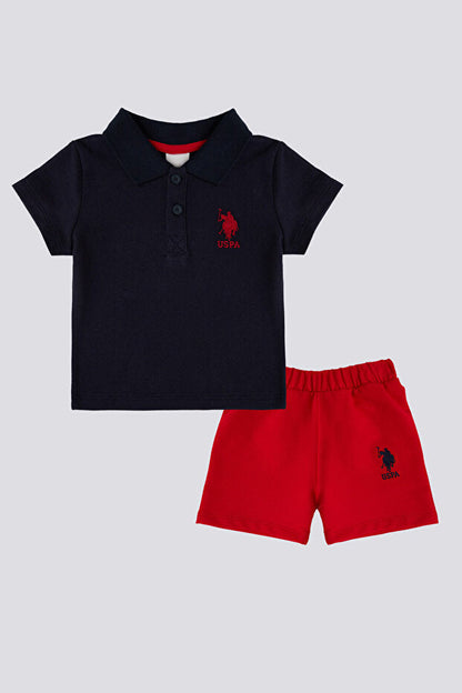 U.S POLO طقم بيبي