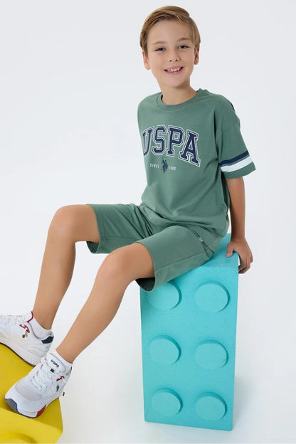 طقم اطفال ولادي U.S POLO