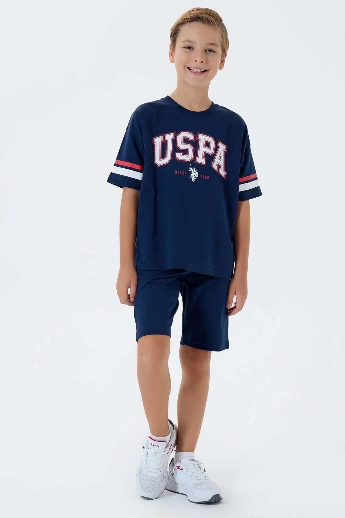 طقم اطفال ولادي U.S POLO