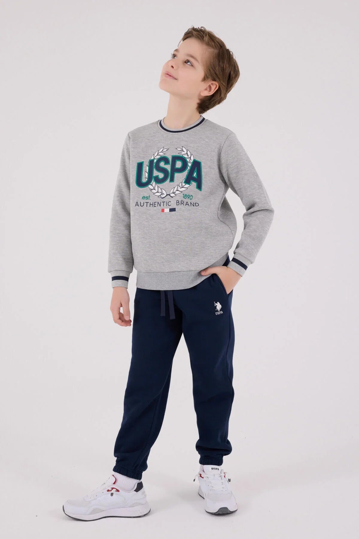 طقم ولادي بناتي U.S POLO
