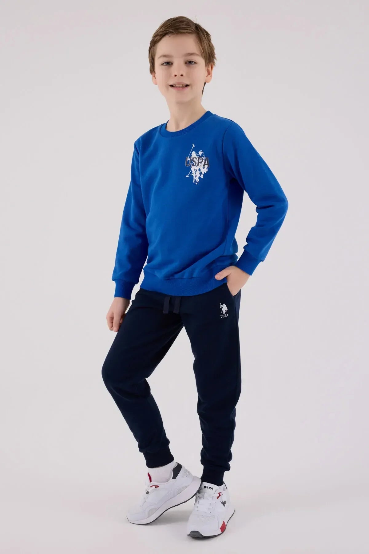 طقم ولادي بناتي U.S POLO