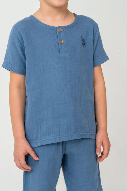 طقم اطفال ولادي U.S POLO