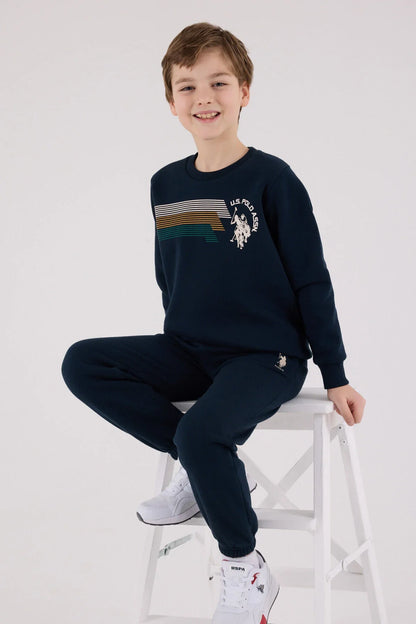 طقم ولادي بناتي U.S POLO