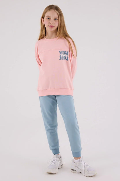 طقم ولادي بناتي U.S POLO