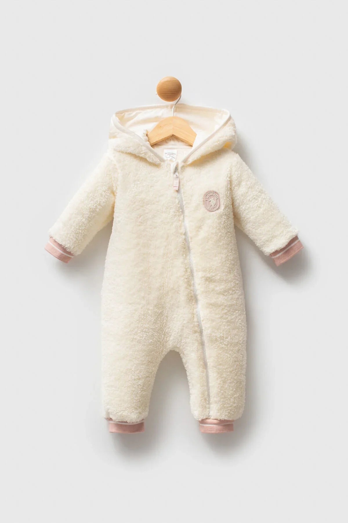 U.S POLO طقم بيبي طبعة ناعمة