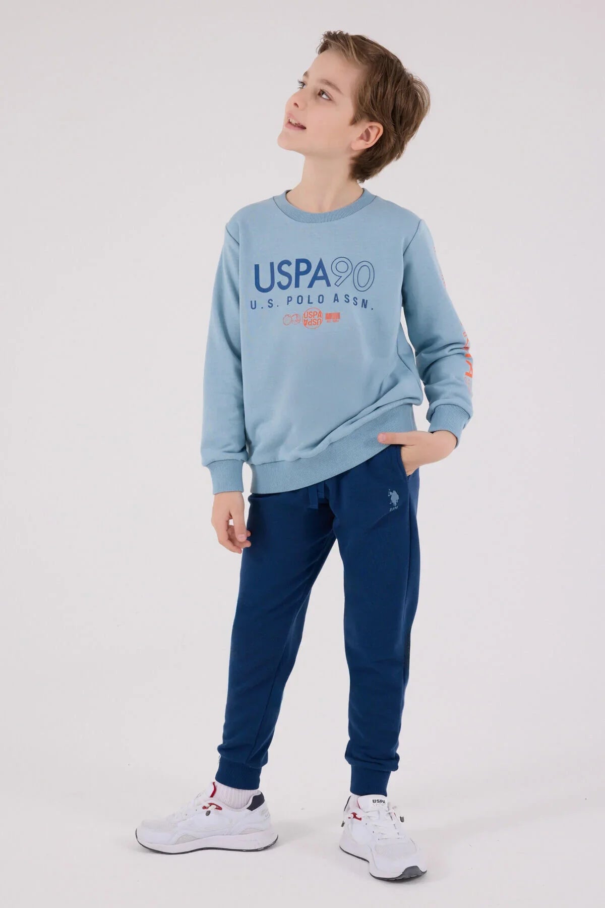 طقم ولادي بناتي U.S POLO