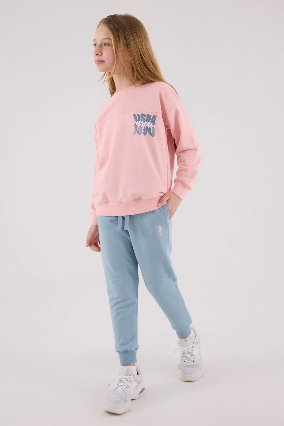 طقم ولادي بناتي U.S POLO