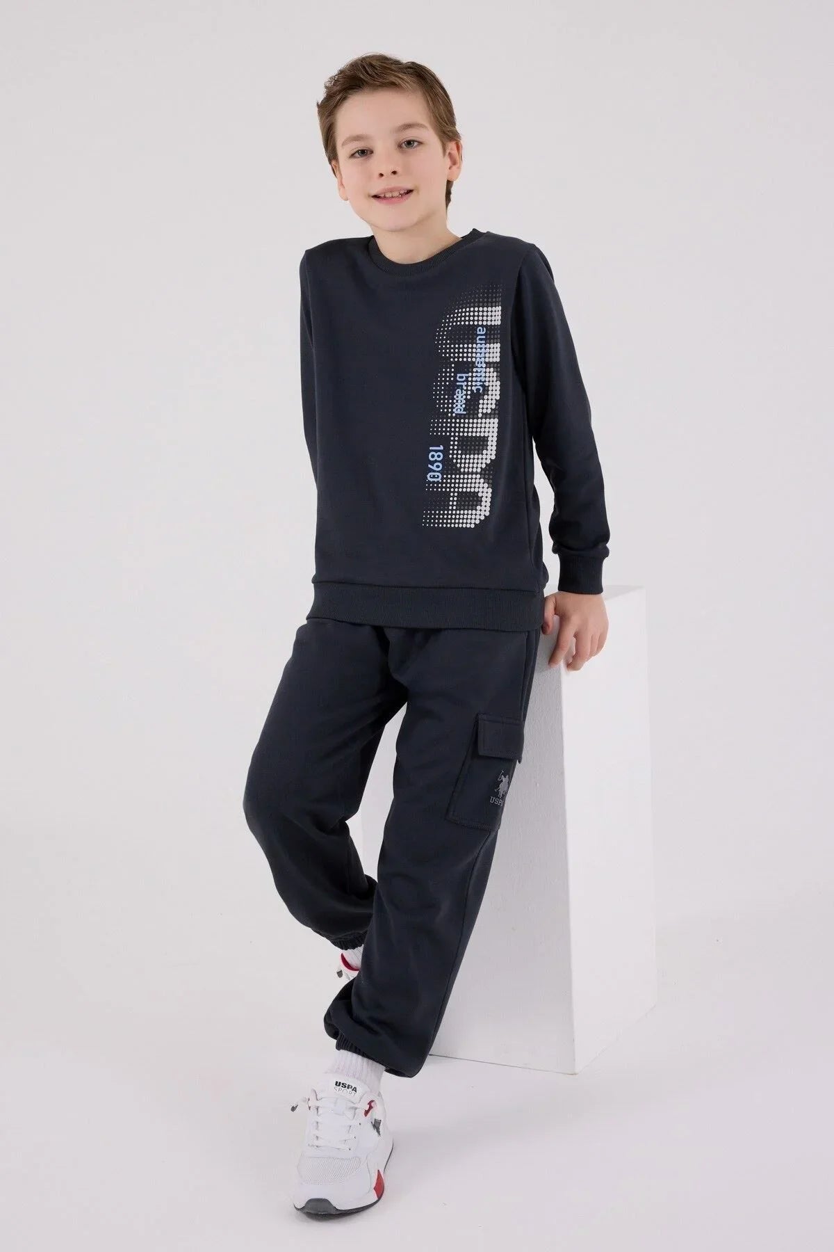 طقم ولادي بناتي U.S POLO