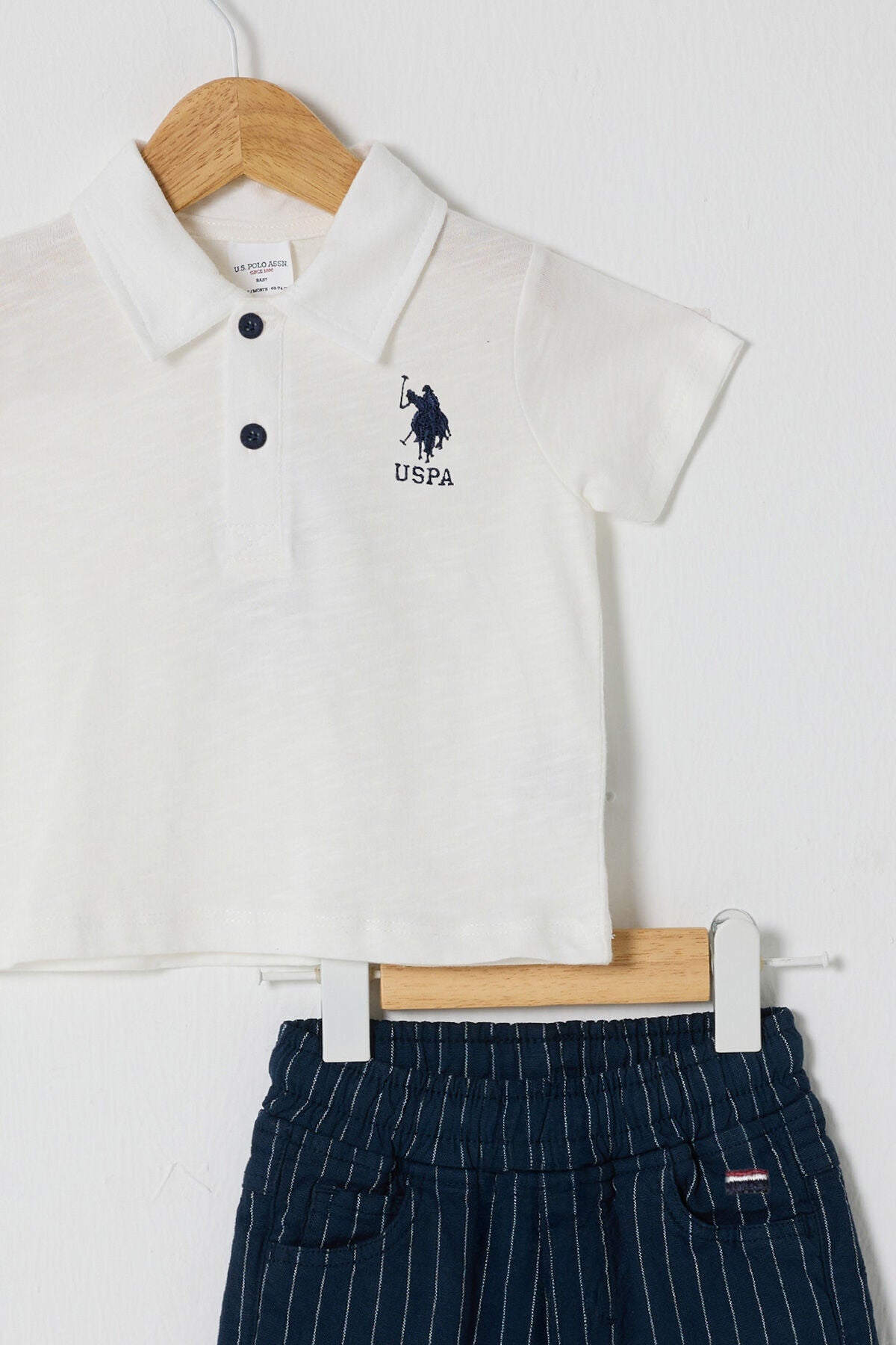 U.S POLO طقم بيبي