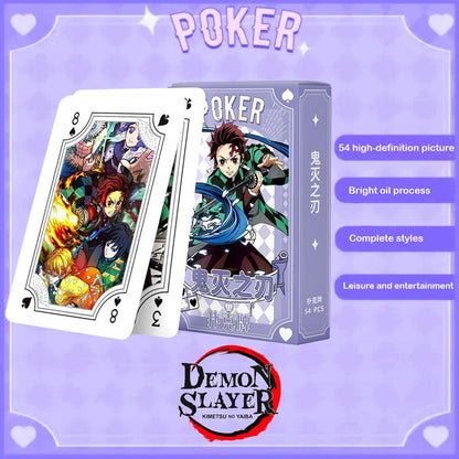 Anime Poker Cards Set 54 sheets