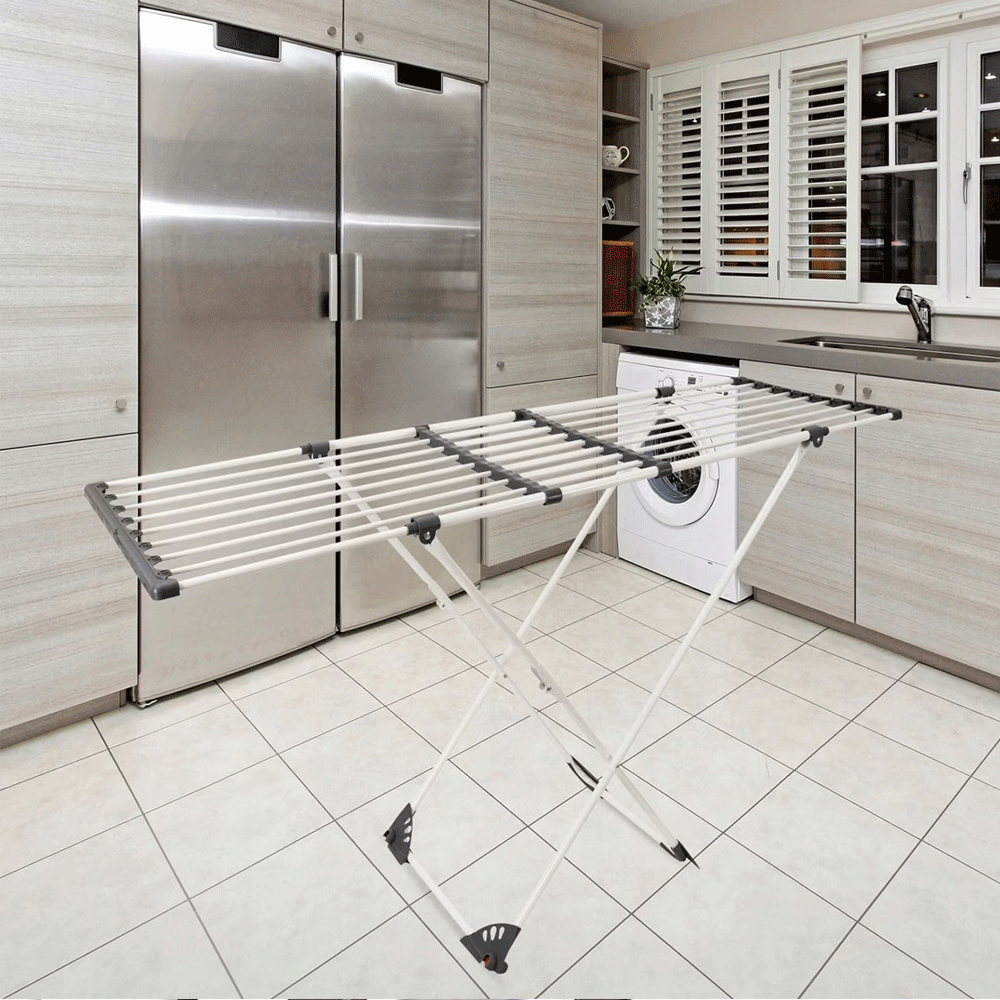 حامل تجفيف ملابس قابل للطي