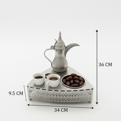 طقم صينية مع دلة قهوة