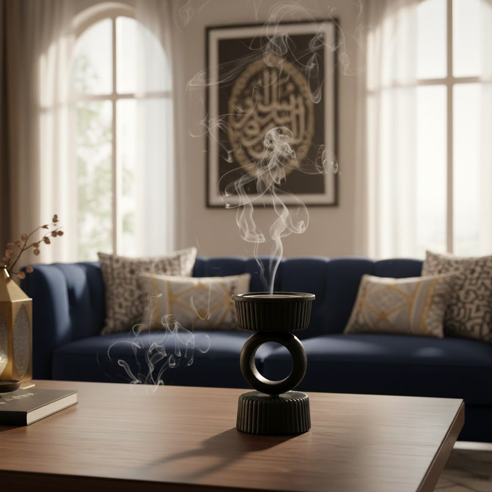 مبخرة من الفولاذ المنحوت