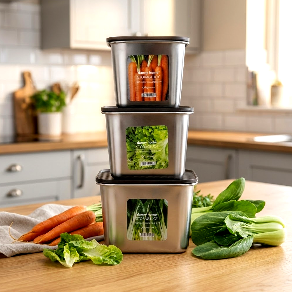 علبة حفظ الطعام من ستانلس ستيل