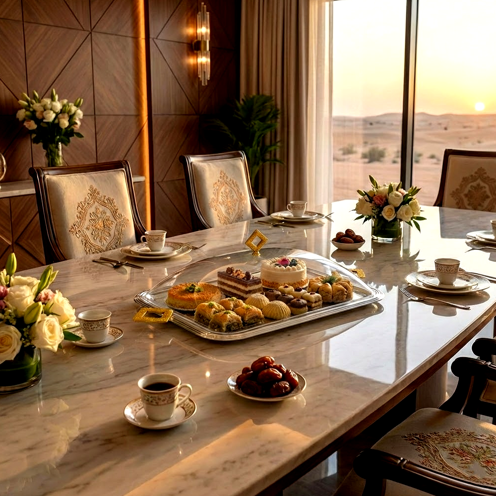 طبق تقديم كيك بغطاء كبير