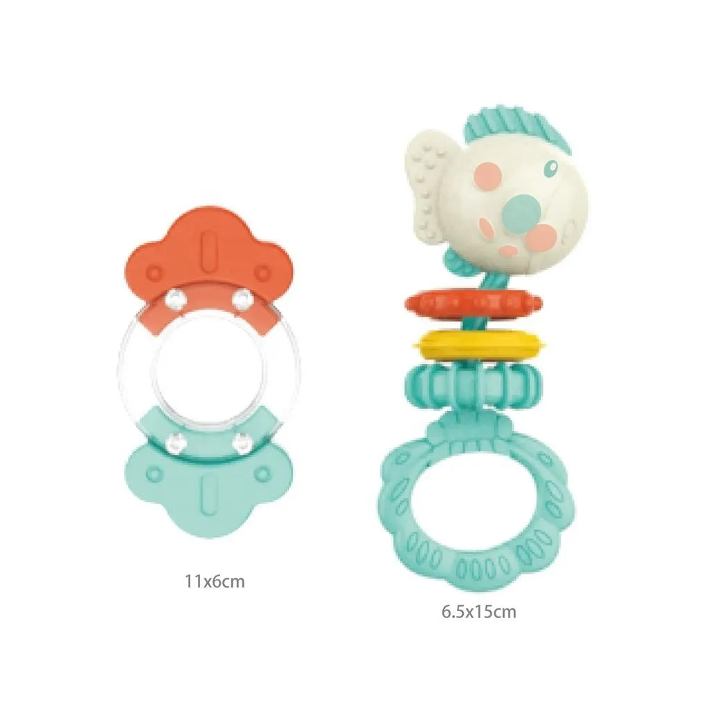 ألعاب خشخيشة وأسنان للأطفال