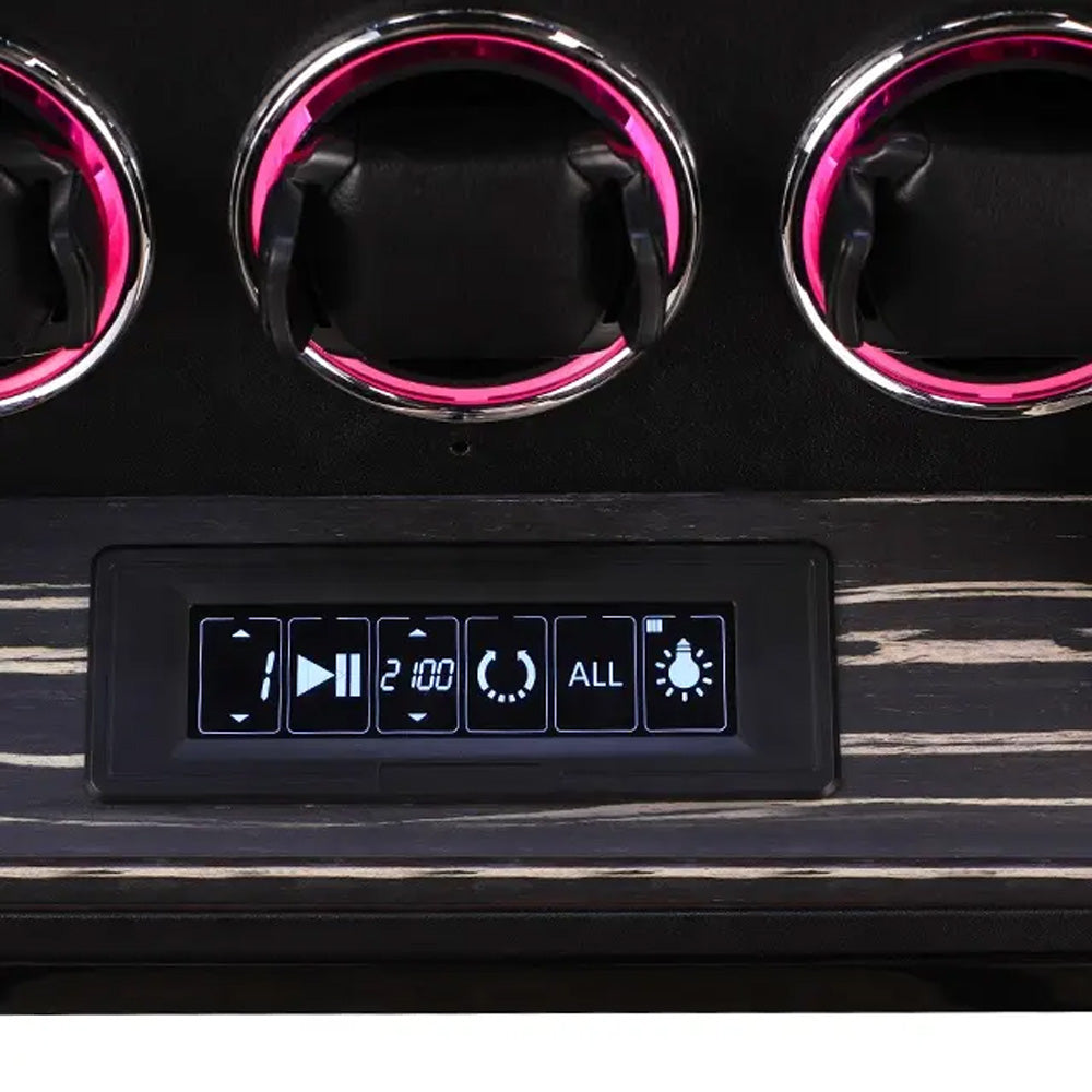 علبة لف ساعات فاخرة متعددة