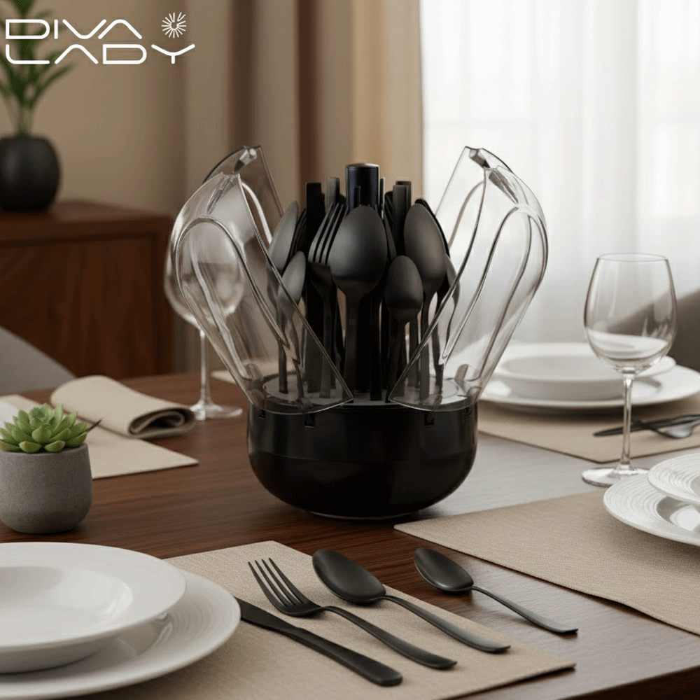 طقم ادوات المائدة 24 قطعه