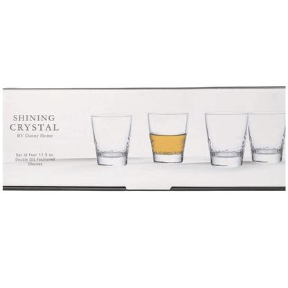 طقم أكواب زجاج  4 قطع