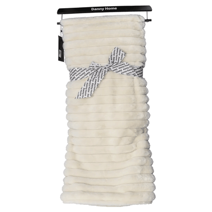 بطانية فاخرة من فرو الأرنب