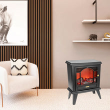 مدفأة ديكورية بإضاءة على شكل نار