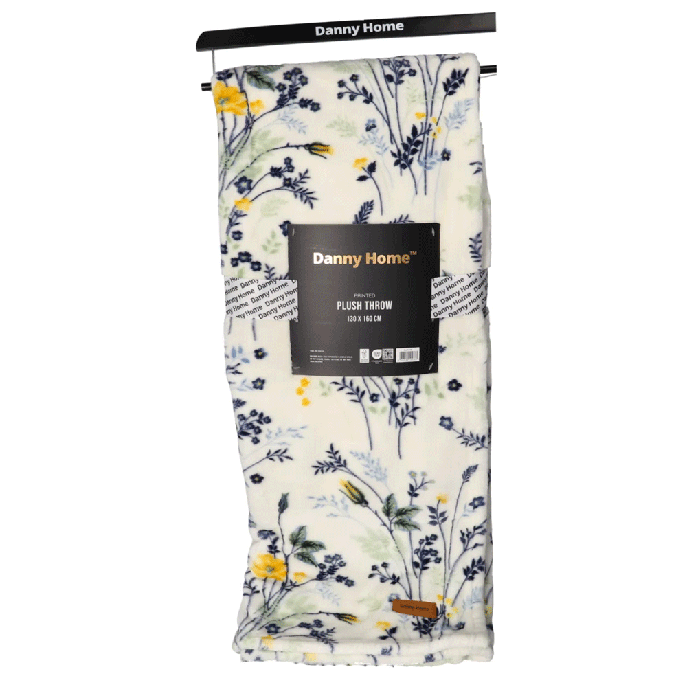 بطانية قطيفة فاخرة ناعمة رسمه الورد