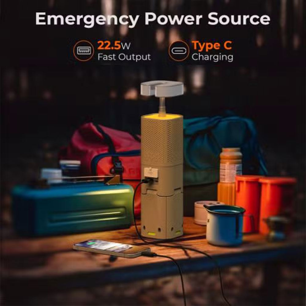 كشاف ليد بلوتوث للتخييم