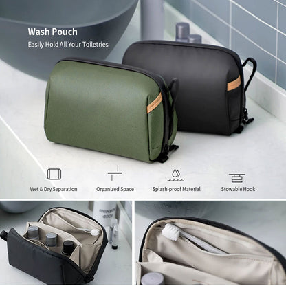 حقيبة فاخرة لأدوات الزينة والكابلات