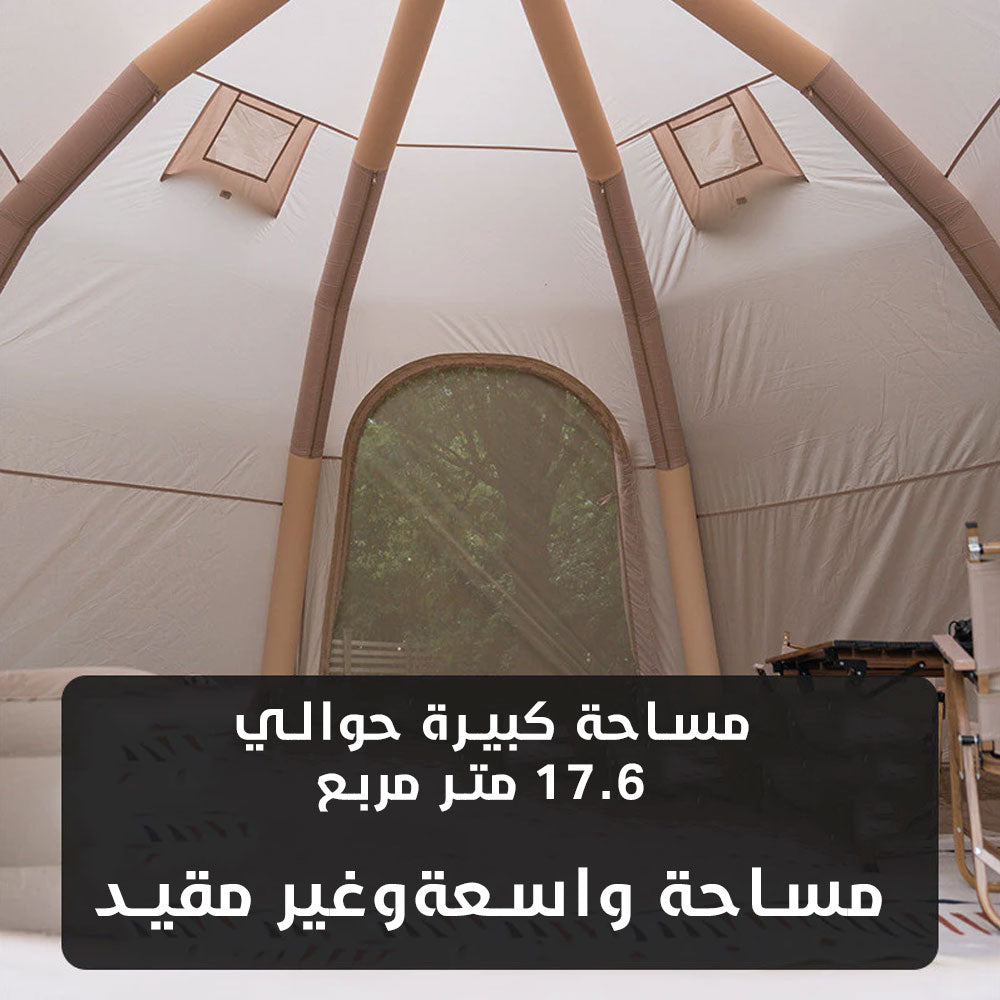 خيمة قابلة للنفخ أوتوماتيكية للتخييم