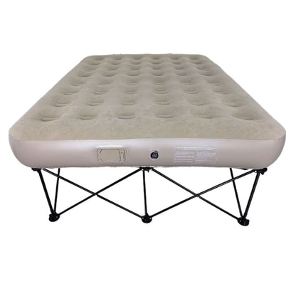 مرتبة مع إطار معدني قابلين للطي