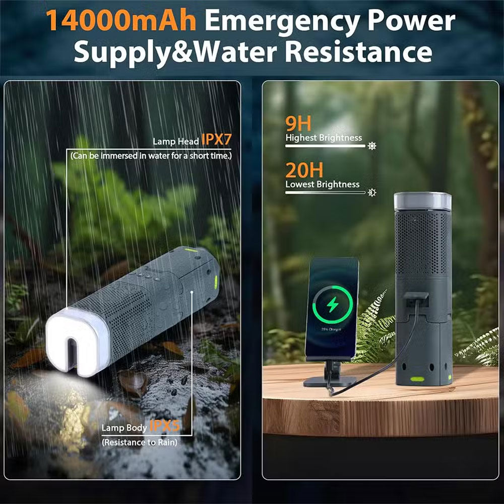 كشاف ليد بلوتوث للتخييم