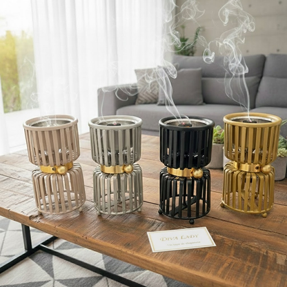 مبخر بلمسات ذهبية