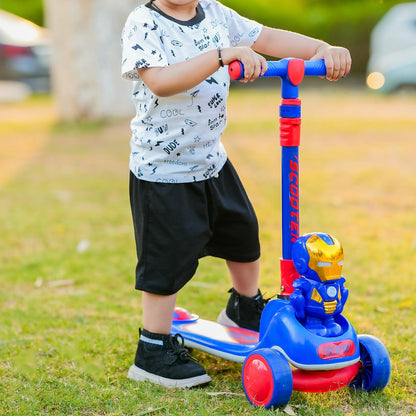 سكوتر الرجل الحديدي القابل للطي للأطفال