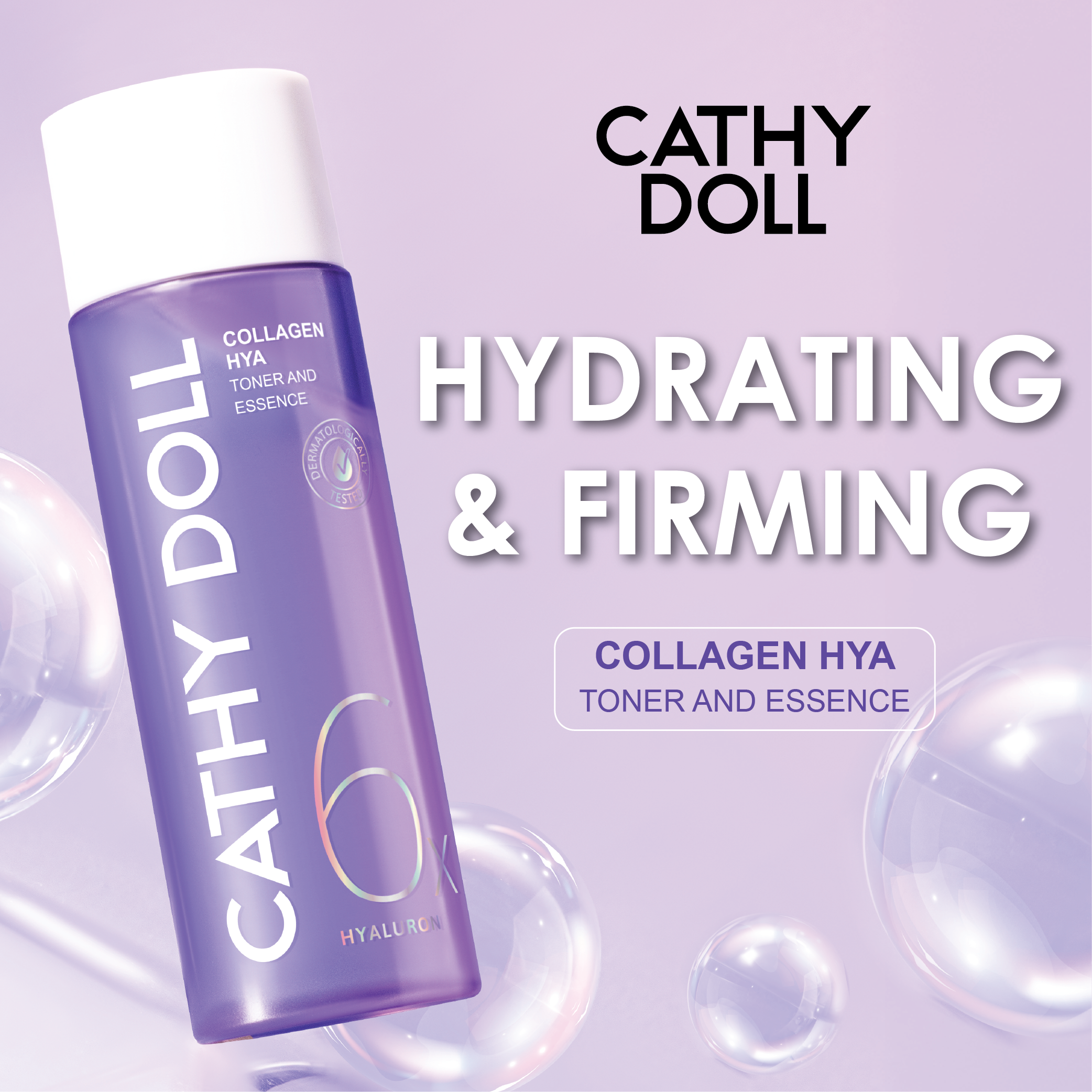 CATHY DOLL COLLAGEN HYA TONER AND ESSENCE - 120ml
