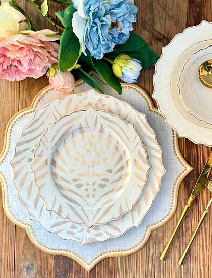 طقم أطباق مائدة فاخر 24 قطعة