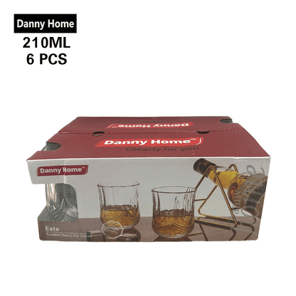 أكواب كريستال إستي 6 قطع 210 مل