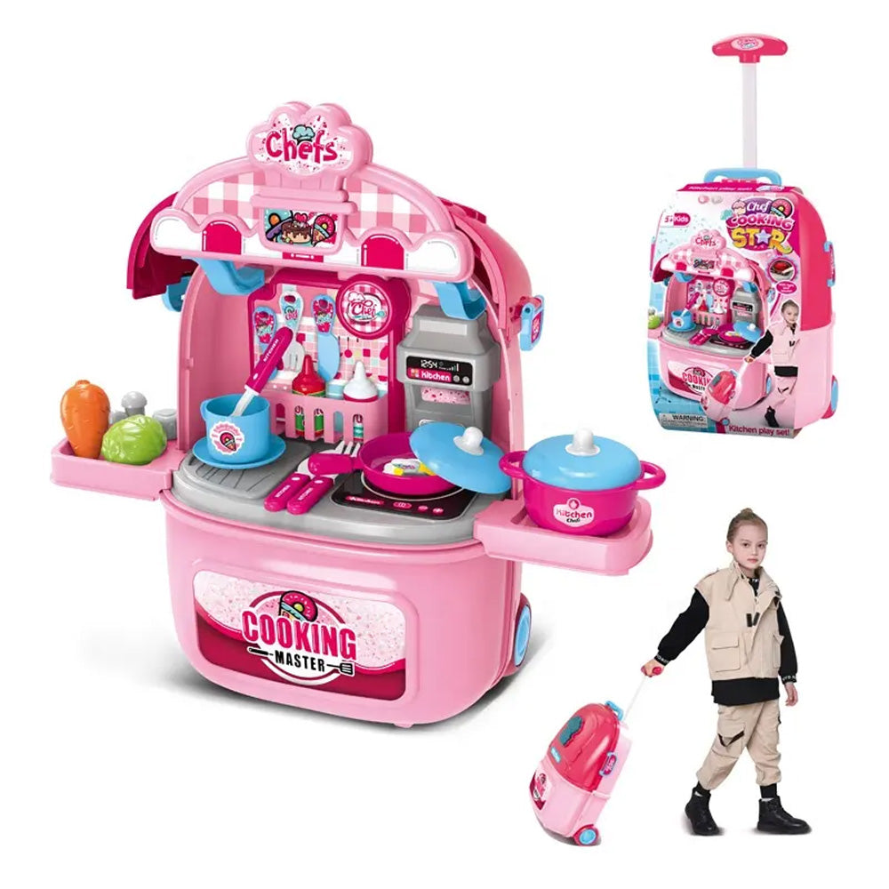مجموعة ألعاب طبخ 2 في 1 للأطفال