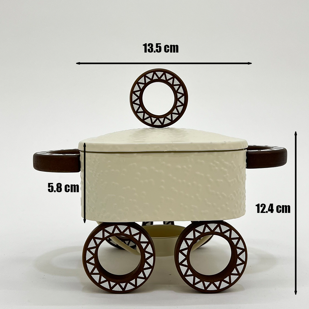 سخان طعام زجاجي مربع صغير 0.5 لتر
