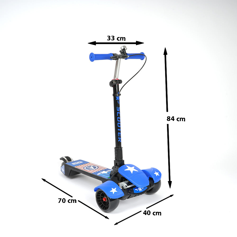 سكوتر للأطفال، قابل للطي وتعديل