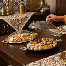 صينية تقديم بغطاء مقبب - وسط