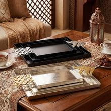 طقم صواني تقديم 3 قطع فاخر