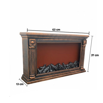 ‏إضاءة ديكور على شكل لهب الحطب‏